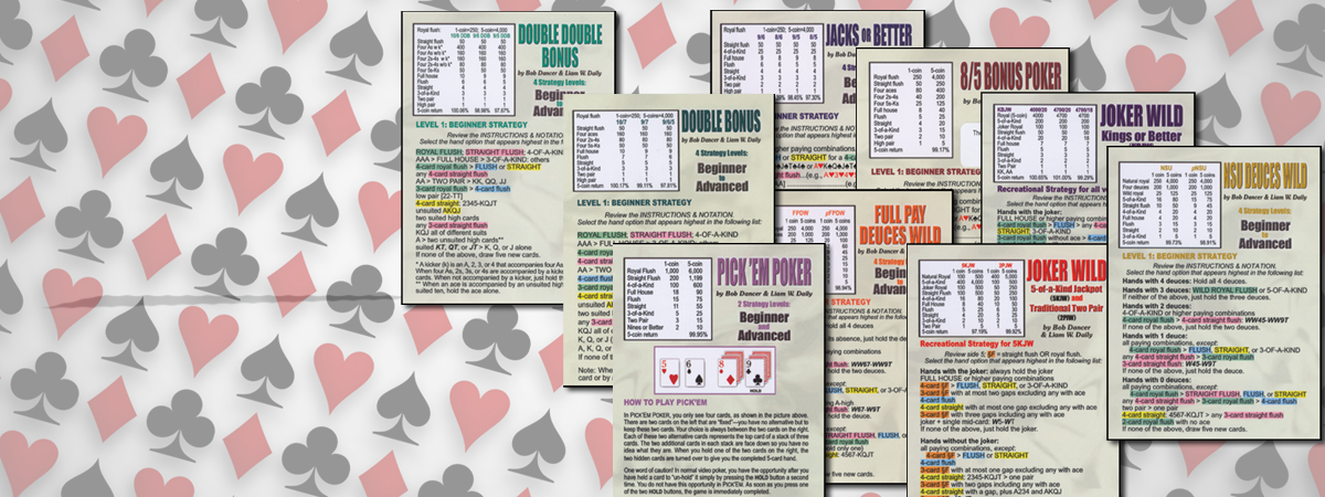 Video Poker Strategy Cards